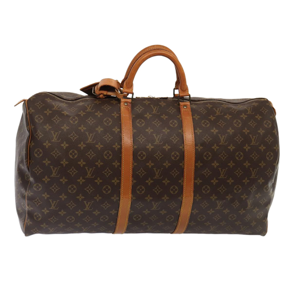 LOUIS VUITTON Monogram Keepall 60 Boston Bag M41422 LV Auth yk14147 - Picture 1 of 16